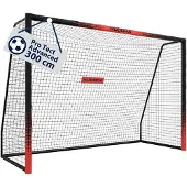 Hudora Voetbaldoel Pro Tect 300 - Zwart, afmetingen 300x200x120 cm
