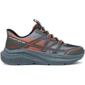 SKECHERS Slip-Ins: Microspec Velocity - Grid-Shift Sneakers Laag - donkergrijs - Maat 29