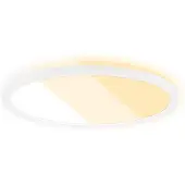 Briloner Slim LED-paneel, CTS-kleurtemperatuurregelaar, achtergrondverlichtingseffect, plat ontwerp, wit, 29,3 x 2,8 cm