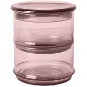 Ferm Living Opbergbox Boya Stackable Containers Mauve (Set van 2)