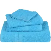 vidaXL Handdoeken FROGN 2 st 100x200 cm 360 g/m² turquoise