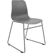 Kick Collection Kick tuinstoel - kunststof zitting - metalen frame - Grijs