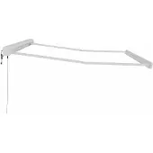 vidaXL Zonnescherm Frame Wit 300 x 250 cm Aluminium