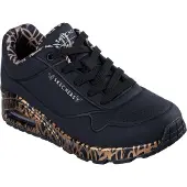 SKECHERS Sneakers laag 'Uno-Loving Love' brokaat / zwart