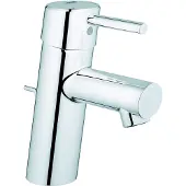 GROHE thermostaatdouche met één handgreep, model Concetto 32204, met afvoerputje met trekstang, chroom, artikelnummer 32204001