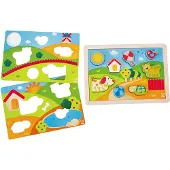 Hape Geïntegreerde Puzzel Van Sunny Valley