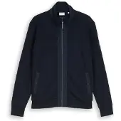 Tom Tailor Sweatvest donkerblauw