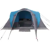 vidaXL Koepeltent 6-persoons waterdicht blauw