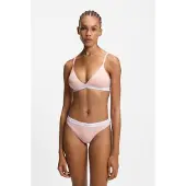 HUGO BH lichtgrijs / rosa / wit