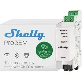Shelly Slimme 3-fase energiemeter | Pro 3EM-120A | WiFi