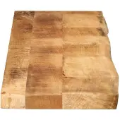 vidaXL Tafelblad met natuurlijke rand 160x40x3,8 cm massief mangohout