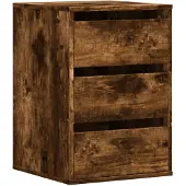 vidaXL Kommode, gerookt eikenfineer, 40x41x58 cm, houtvezelplaat