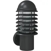 vidaXL Buitenwandlamp, zwart, roestvrij staal