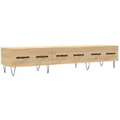 vidaXL Tv-meubel 150x36x30 cm bewerkt hout sonoma eikenkleurig