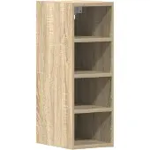 vidaXL Bovenkast 20x29,5x60 cm bewerkt hout sonoma eikenkleurig