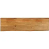 vidaXL Tafelblad met natuurlijke rand 100x30x3,8 cm massief mangohout