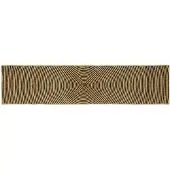 vidaXL Gebied Tapijt Naturel en Zwart 60 x 250 cm Jute