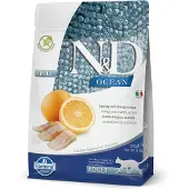 Farmina N&D Ocean kattenvoeding Haring met Sinaasappel 300 gr.