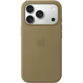 Apple Siliconenhoesje met MagSafe voor de iPhone 18 Pro - Olive