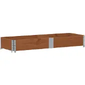 vidaXL Plantenbak 150x50 cm massief grenenhout bruin