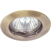 Rabalux 1090 Plafondlamp, 1 spot, verstelbaar, GU5.3, brons-zilver, rond, klassiek design, IP20, diameter 80,5 mm