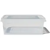 HEMA Opbergdoos Met Deksel 2.8L Dublin Transparant 25x17x10 (transparant)