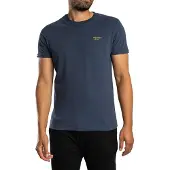 Superdry Essential Serif Logo T-Shirt, Blauw