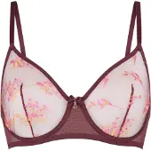 Lingadore BH olijfgroen / magenta / bordeaux