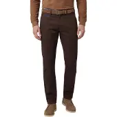 Gardeur Modern Fit Broek met platte voorkant donkerbruin, Effen