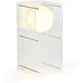 Bang Lớp Small Rectangle Tafellamp Clear acrylic