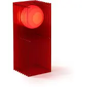 Bang Lớp Big Rectangle Vloerlamp Red acrylic