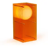 Bang Lớp Small Rectangle Tafellamp Orange acrylic