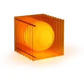 Bang Lớp Big Square Tafellamp Orange acrylic