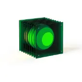 Bang Lớp Big Square Tafellamp Green acrylic