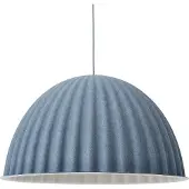 Muuto Under The Bell Hanglamp Ø82 Cm Blauwgrijs - Hanglampen Vilt Blue Grey - UTBPEN8205