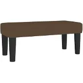 vidaXL Bankje 70x30x30 cm stof bruin