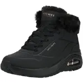 SKECHERS Uno Rugged Veterboots Zwart | Maat: 36