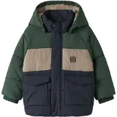Name It Mini Colour Block Gewatteerde Jas 98 EU Jongens