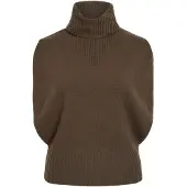 ROUGE EDIT Col Gebreid Gilet S EU dames