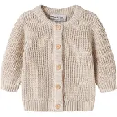 Name it Gebreid vest beige