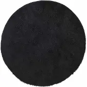 vidaXL Hoogpolig vloerkleed NAVARRA 120x120 cm polyester zwart