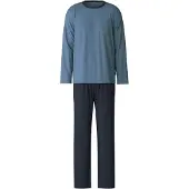 Calida Pyjama lang blauw / donkerblauw