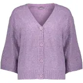Geisha Cardigan V-neck 3/4 Sleeves Lilac Size: XS | Sweaters Outlet | Dames | Paars