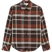 s.Oliver Blouse roestbruin / donkerbruin / wit