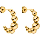 Purelei Oorbellen 'Bubbly' goud