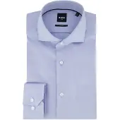 HUGO BOSS Zakelijk slim fit overhemd BOSS One lichtblauw