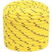 vidaXL Multifunctioneel touw 16 mm 100 m Geel PP