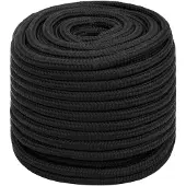 vidaXL Multifunctioneel touw 18 mm 25 m Zwart PP