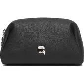 Karl Lagerfeld Make up tas 'Ikon Pebble' zwart