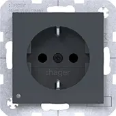Hager WAS1462AT Antraciet (mat) 1 stuk(s)